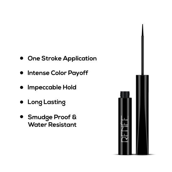 RENEE Extreme Stay Liquid Eyeliner - 3X Black, 4.5ml