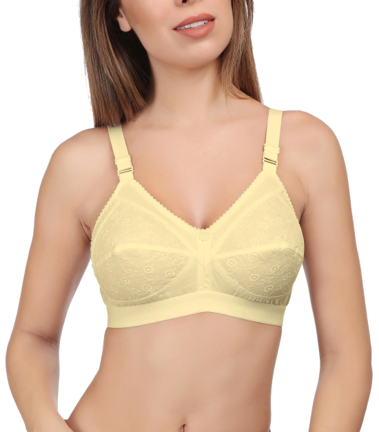 Eves Beauty Women Full Coverage Bra-36D / Skin / Cotton