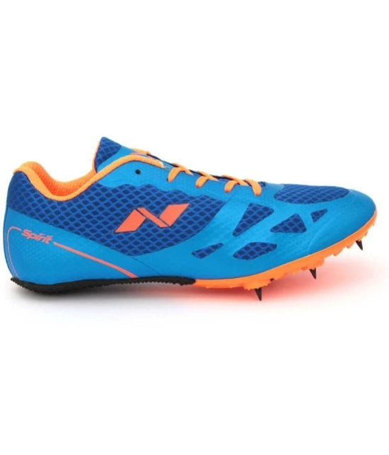 Nivia Running Spikes  Blue Hiking Shoes - 6