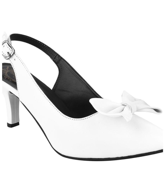 Shoetopia White Women''s Sandal Heels - None