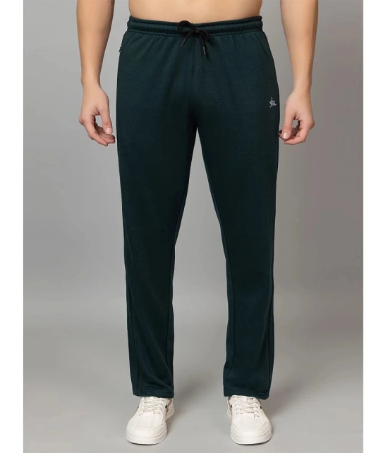 YHA Dark Green Fleece Mens Trackpants ( Pack of 1 ) - None