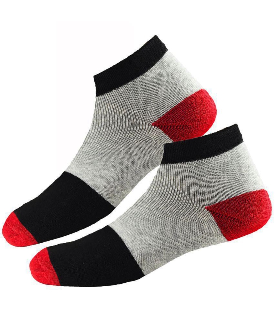 hicode - Multicolor Blended Womens Ankle Length Socks ( Pack of 4 ) - None