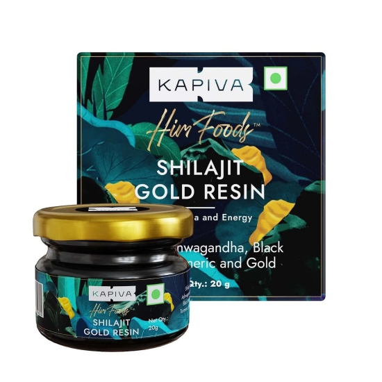 Kapiva Shilajit Gold Resin - 20g  100 Ayurvedic  For men-Kapiva Shilajit Gold Resin - 20g | 100% Ayurvedic | For men