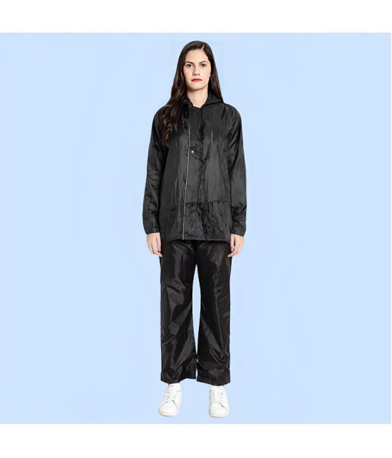 PPTHEFASHIONHUB Long Raincoat - Black - None