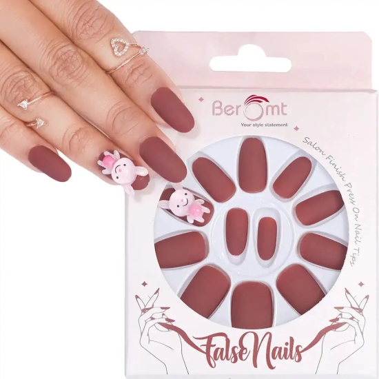 TEENAGE GIRL NAILS (NAIL KIT INCLUDED)-Sand Nude