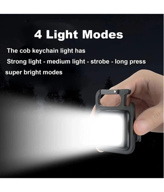 Shopeleven Black Mens Flashlight Keychain ( Pack of 1 )