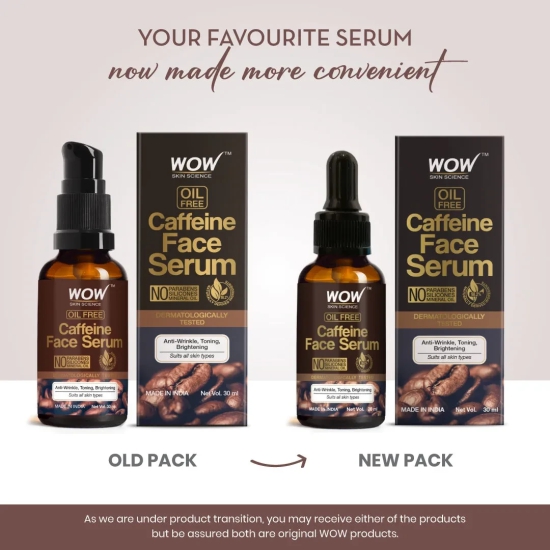 Caffeine Face Serum - To Revive Dull & Tired Skin - For Men & Women