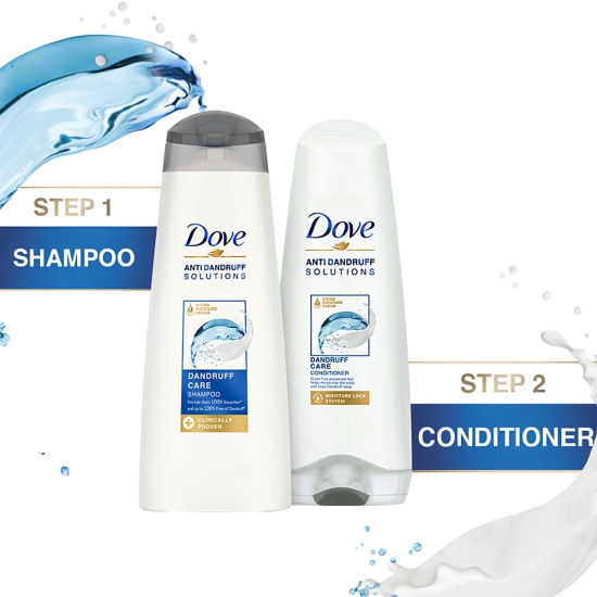 Dove Anti-Dandruff Solutions Dandruff Care Shampoo, Clinically Proven, 340 Ml