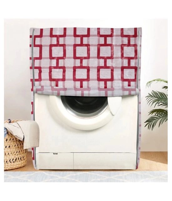 E-Retailer Single PVC White Washing Machine Cover for Universal Front Load - White