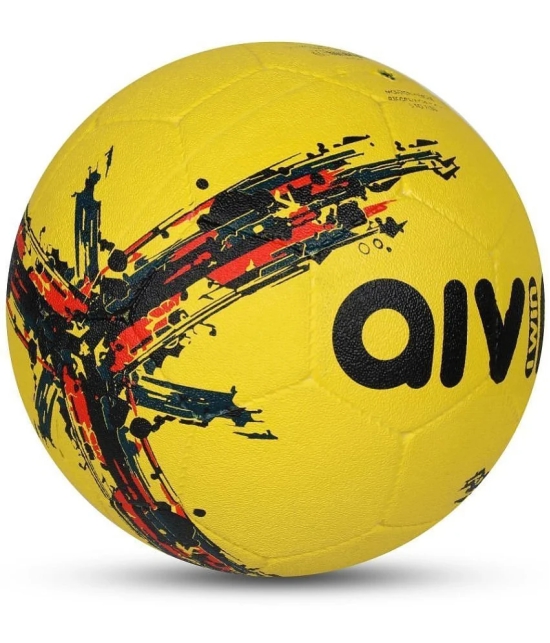 Aivin - Yellow Rubber Football ( Pack of 1 ) - 5