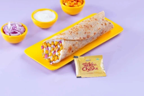 Cheesy Corn Salsa Wrap