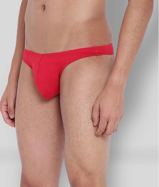 La Intimo Modal Mens Briefs ( Red ) - 3XL