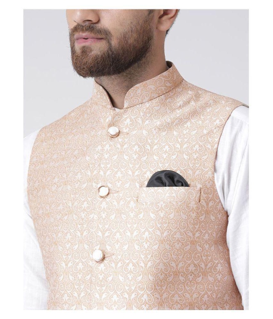 Hangup Multi Polyester Blend Nehru Jacket - None