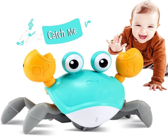 Uttamrobotics Baby Toys Infant Crawling Crab Toy