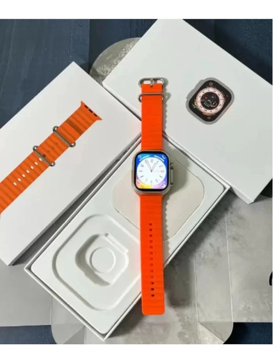 Dicto Ultra Smart Watch Series 8 HD Display Orange Smart Watch