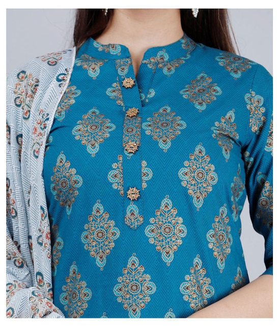 MAUKA Cotton Kurti With Sharara And Gharara - Stitched Suit Single - XXL