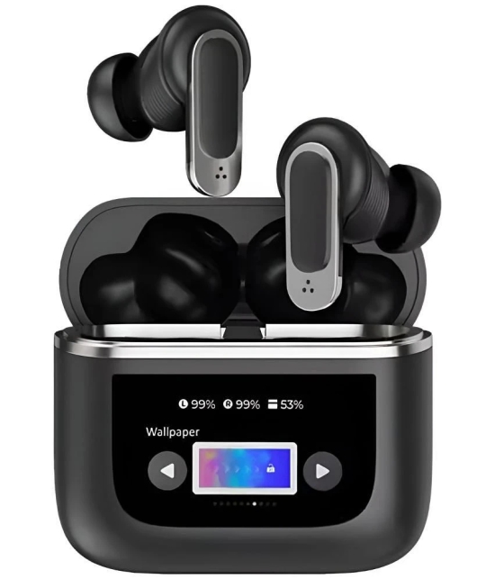 COREGENIX V8 PRO Touchscreen Bluetooth True Wireless (TWS) In Ear 32 Hours Playback Active Noise cancellation IPX5(Splash & Sweat Proof) Black