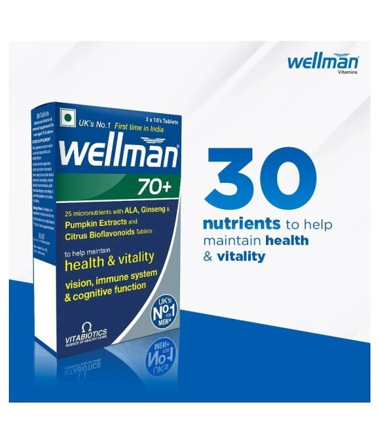 Wellman 70  Tablets Multivitamin 30 no.s Vitamins Tablets