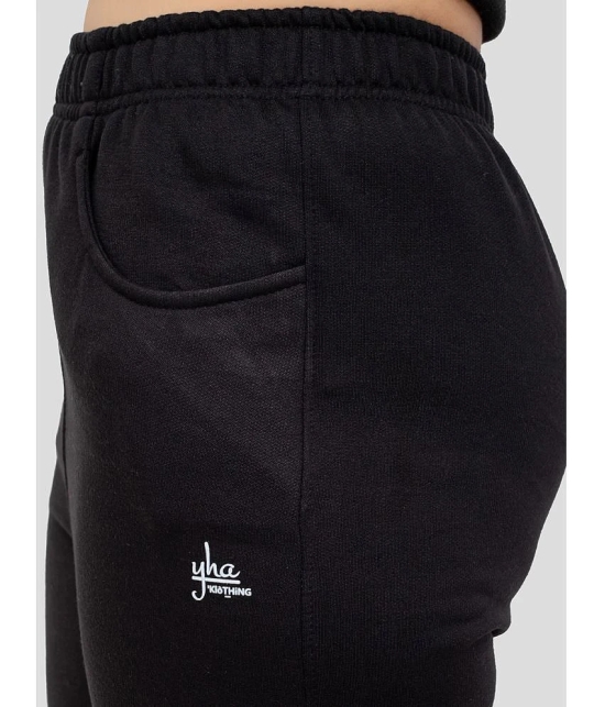 YHA - Black Fleece Womens Running Trackpants ( Pack of 1 ) - None