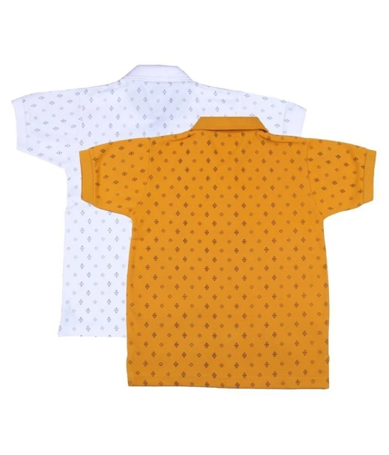 Neuvin Printed Cotton Polo TShirts for Boys (Pack of 2) - None