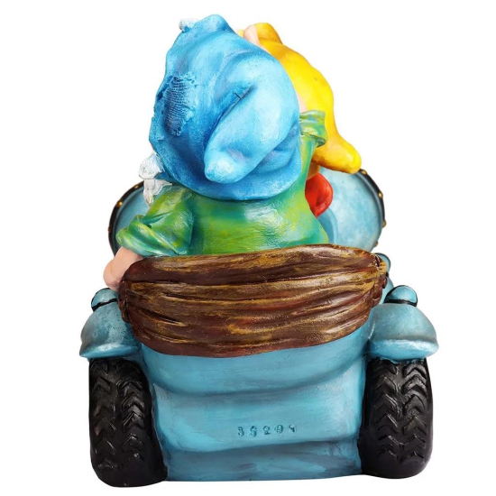 Gnomes Driving Car Solar Light