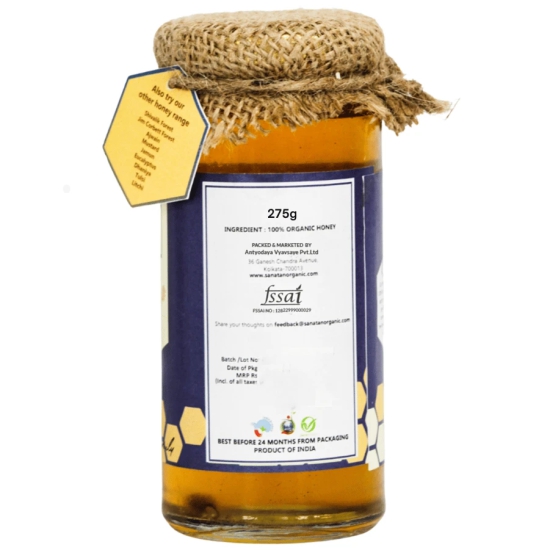 Sanatan Organic Monoflora Acacia Honey- 275 gms