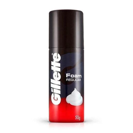 Gillette Pre Shave Foam - Classic, Regular, 50 G Bottle