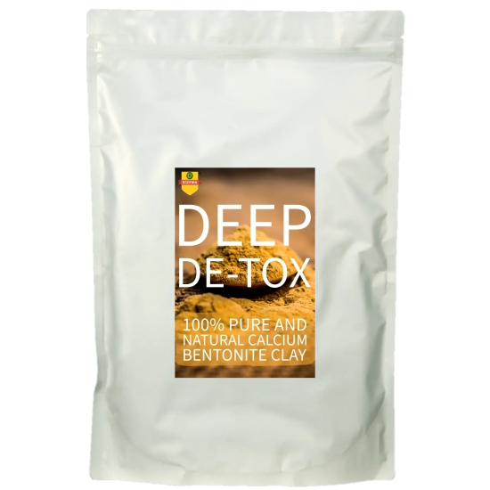 100% Pure Calcium Bentonite | Deep De-Tox Clay | 250 grams