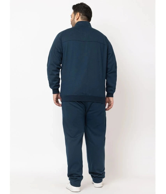 YHA - Teal Fleece Regular Fit Mens Tracksuit ( Pack of 1 ) - None