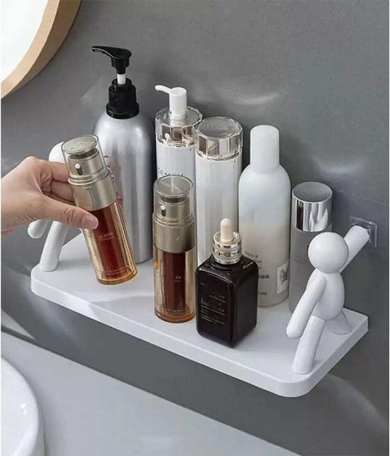 HOMETALES Premium Plastic Bathroom Shelve