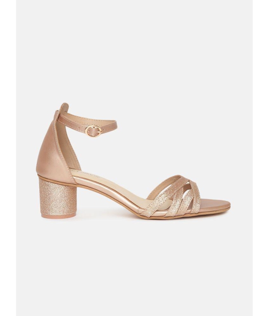 MARC LOIRE - Rose Gold Women's Sandal Heels - None