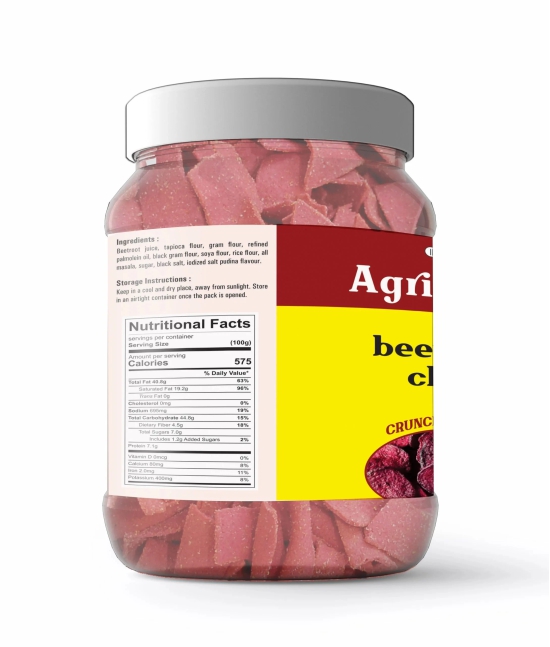 Agri Club Beetroot Chips, 200 gm