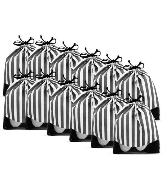 PrettyKrafts - Shoe Organizers ( Pack of 12 ) - White