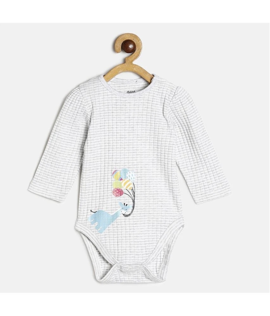 MINI KLUB - Multicolor Cotton Bodysuit For Baby Girl ( Pack of 3 ) - None