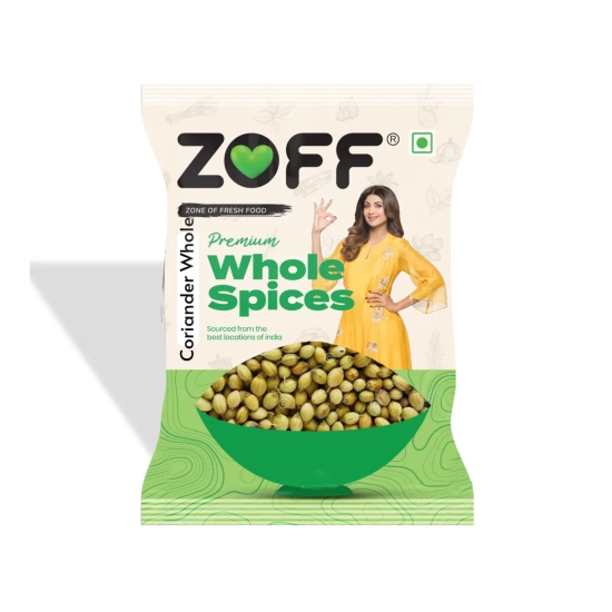 Zoff Premium Coriander Whole | Aromatic Spice for Culinary Delights 200 g