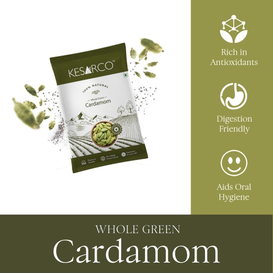 Whole Green Cardamom-25 gm