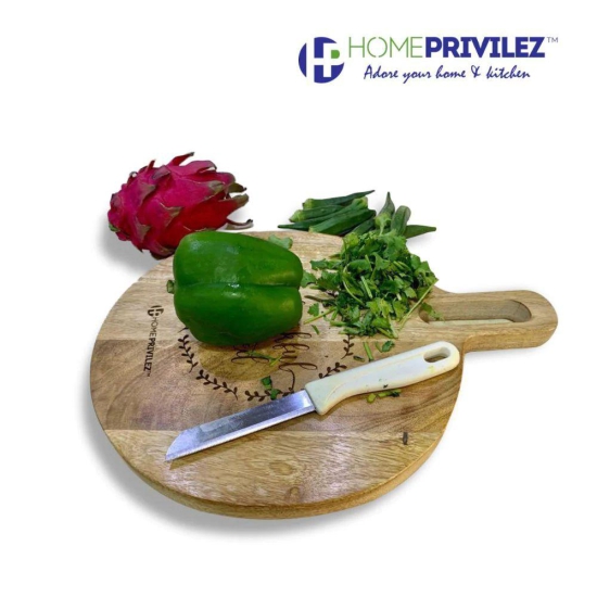 Round Wooden Chopping Board/ Cutting Board /Serving Board