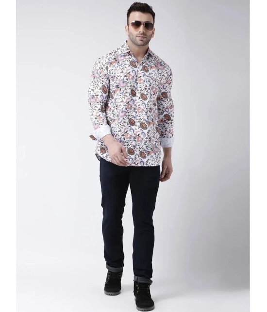 KLOSET By RIAG 100% Cotton Regular Fit Printed Full Sleeves Mens Casual Shirt - Multi ( Pack of 1 ) - None