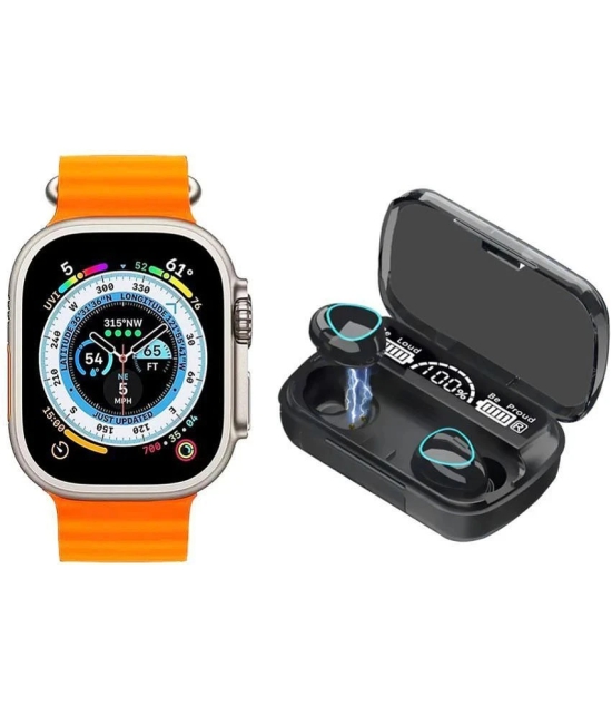 Retailstore Combo Wireless Earbuds and Multicolor Smart Watch