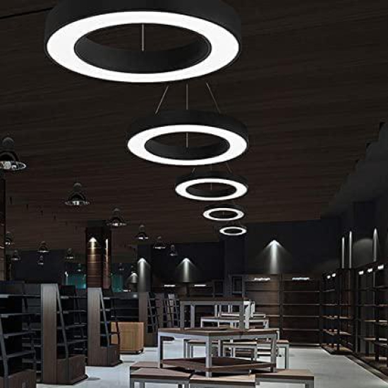 Hdc LED Hollow Circular Office Led Pendant Hanging Lamp