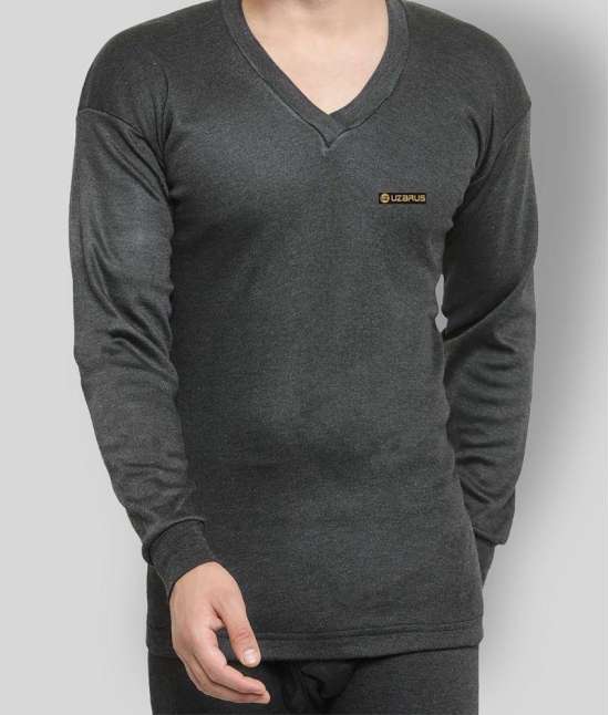 Uzarus - Black Cotton Blend Mens Thermal Tops ( Pack of 1 ) - None