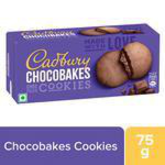 Cadbury Chocobakes Choc Filled Cookies 75 G