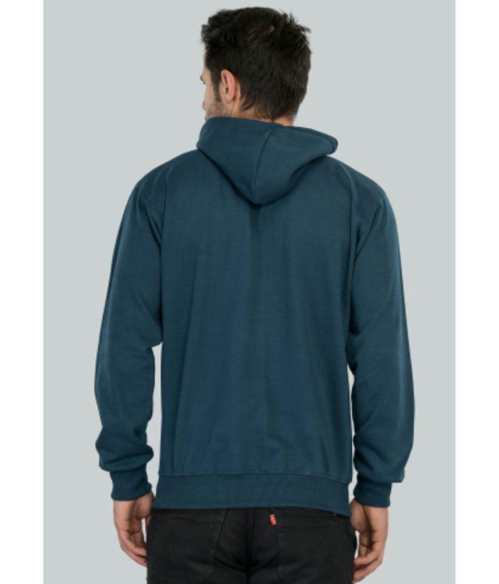 LEEBONEE - Blue Fleece Regular Fit Men's Sweatshirt ( Pack of 1 ) - None