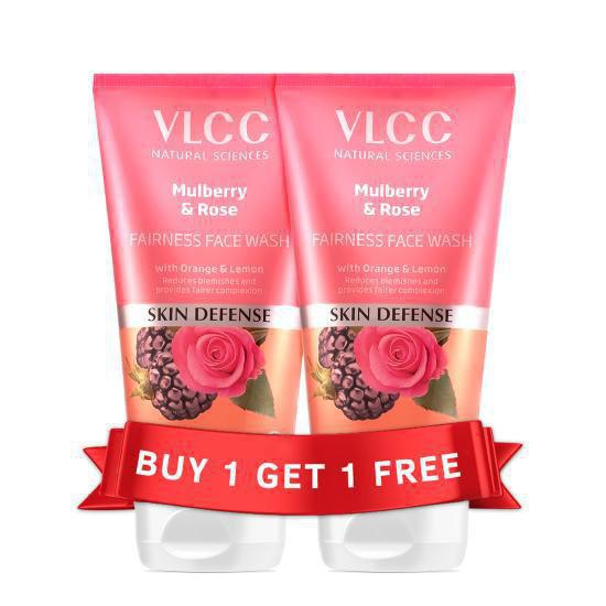 VLCC Mulberry & Rose Face wash - 300 ml - Buy One Get One