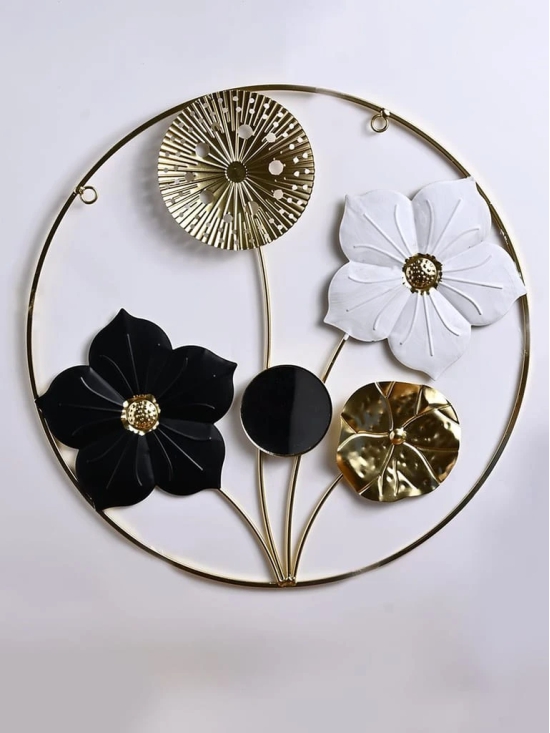 Sun-Kissed Vibe - Round Sunflower Wall Plaque