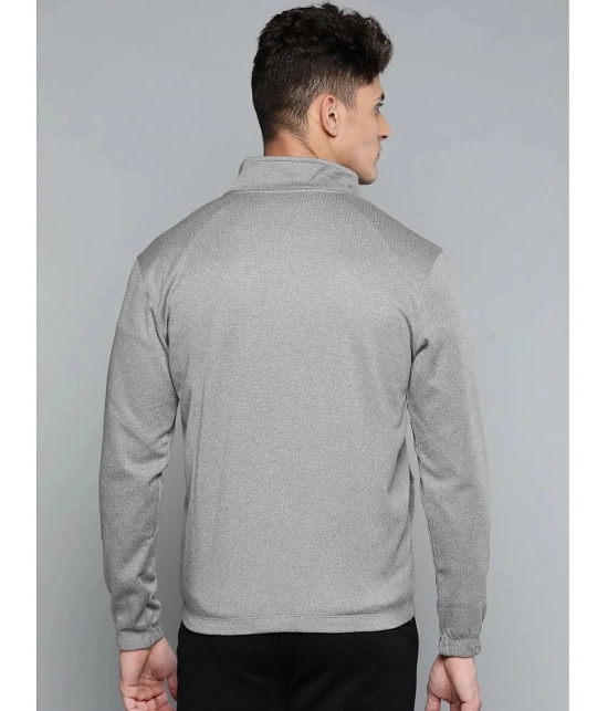 Alcis - Grey Polyester Mens Running Jacket ( Pack of 1 ) - 2XL