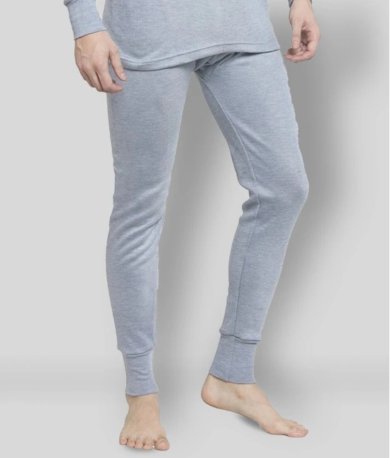 Uzarus Cotton Blend Mens Thermal Bottoms ( Blue ) - None