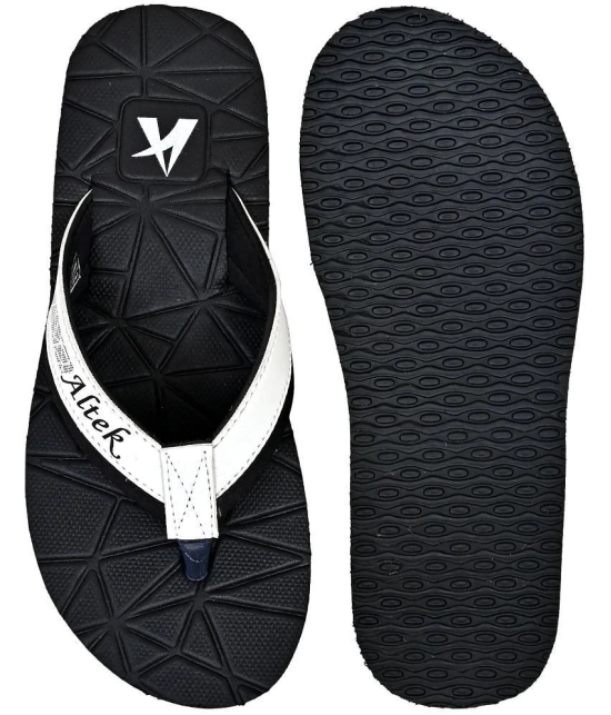 Altek Black Mens Thong Flip Flop - None