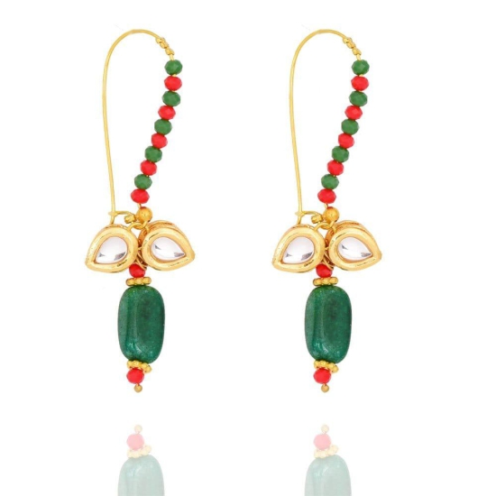 Abhaah kundan minakari handmade earrings for women and girls