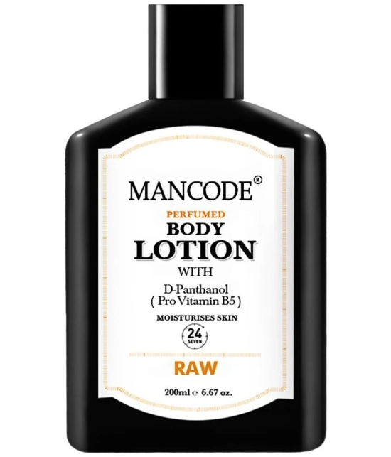 Mancode Raw Body lotion for Man Hand Lotion 200 mL